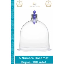 #hacamatkupası Medikal Steril Pürüzsüz Kaliteli Tek Kullanımlık 5 Numara Hacamat Kupası - 100 Adet