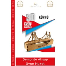 #oyuncak Eğitici Eğlenceli Lazer Kesim 3mm Mdf Boyanabilir 3D Puzzle Demonte Ahşap Oyun Maket