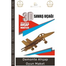 #oyuncak Lazer Kesim Mdf Boyanabilir 3D Puzzle Eğitici Eğlenceli Hobi Demonte Ahşap Oyun Maket