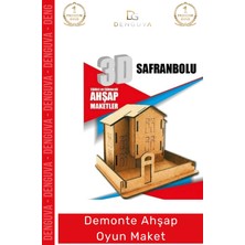 #oyuncak Eğitici Eğlenceli Lazer Kesim 3mm Mdf Boyanabilir 3D Puzzle Demonte Ahşap Oyun Maket