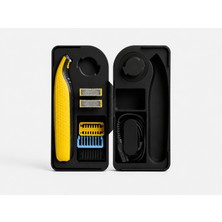UstaPrint3D Philips Oneblade Uyumlu Siyah Kilitli Tıraş Makinesi Saklama ve Taşıma Çantası – Aksesuar Organizer Çanta