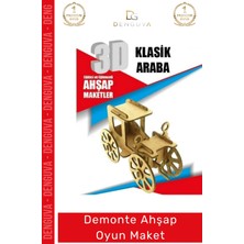 #oyuncak Eğitici Eğlenceli Lazer Kesim 3mm Mdf Boyanabilir 3D Puzzle Demonte Ahşap Oyun Maket
