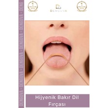 #dilsıyırıcı Saf Bakır Ağız Bakım Aparatı Dil Sıyırıcı Hijyenik Bakır Dil Fırçası