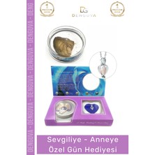 #kolye Gerçek Kültür Incisi Istiridye Tasarım Şık Kutulu Zarif Hediye Inci Kolye Aksesuar Seti