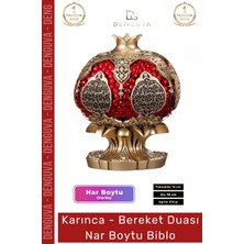 #biblo Sarı Polyester Dekoratif Orta Boy Ev Ofis Şık Tasarım Modern Bereket Nar Boytu Biblo