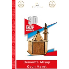 #oyuncak Eğitici Eğlenceli Lazer Kesim 3mm Mdf Boyanabilir 3D Puzzle Demonte Ahşap Oyun Maket