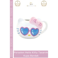 #bardak Porselen Şık Tasarım Dekoratif 225 ml Hediye Kaliteli Dayanıklı Hello Kitty Kupa Bardak