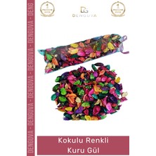 #gülkurusu Dekoratif Kokulu Süsleme Hediyelik Kutu Süsleme Malzemesi Doğal Renkli Kuru Gül 100 gr