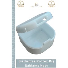 #dişkabı Bpa Içermeyen Sızdırmaz Süzgeçli Taşınabilir Protez Diş Saklama Kabı