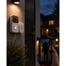 Hatıra Kutusu Wifi Akıllı Kapı Zili Gece Görüşlü Kameralı Kablosuz Güvenlik Sistemi - Lisinya