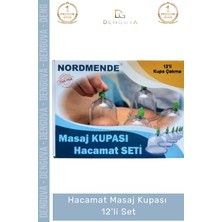 #hacamatseti Profesyonel Vakumlu Kristal Polikarbonat Terapi Pompalı Hacamat Masaj Kupası 12'li Set