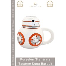 #bardak Star Wars Baskılı Porselen Tasarım Şık Sağlam Dayanıklı Hediyelik Kupa Bardak 13*14 cm