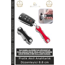 #anahtarlıkdüzenleyici Dayanıklı Alüminyum Gövde Paslanmaz Çelik Pratik Kompakt Akıllı Anahtarlık Düzenleyici