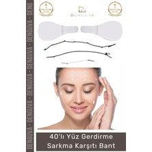 #germebandı Yüz Gerdirme Bandı Estetik Görünüm Sunan Sıkılaştırıcı Şeffaf Sarkma Karşıtı - 40 Adet