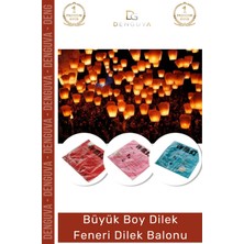 #dilekbalonu Romantik Düğün Nişan Kutlama Festivali Gökyüzü Süsü Dekoratif Feneri Dilek Balonu 1 Adet