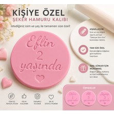 Studio Aslan Design Kişiye Özel Isimli Şeker Hamuru Kalıbı | Isme Özel Kurabiye & Pasta Süsleme Kalıbı | Kişiselleştirilebilir Fondan Yazı Kalıbı