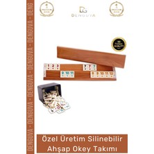 #okeytakımı Kaliteli Kir Tutmaz Çizilmeye Dayanıklı Şık Flash Ahşap Okey Takımı