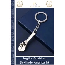 #anahtarlık Ayarlanabilir Metal Tasarım Hediye Karizmatik Ingiliz Anahtarı Şeklinde Anahtarlık