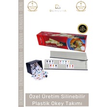 #okeytakımı Hijyenik Kir Tutmaz Çizilmeye Dayanıklı Hafif Flash Plastik Okey Takımı
