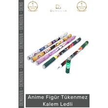 #kalem Anime Işıklı Hediye Koleksiyonluk Ofis Okul Kırtasiye Ergonomik Figür Tükenmez Kalem Ledli