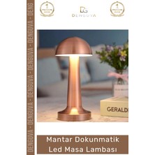 #lamba Mantar Şarjlı Dimlenebilir Modern Tasarım Ofis Gece Okuma Dokunmatik LED Masa Lambası