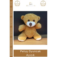#oyuncak Kaliteli Yumuşak Antialerjik 25 cm Sevimli Hediye Bebek Kahverengi Peluş Oyuncak Ayıcık