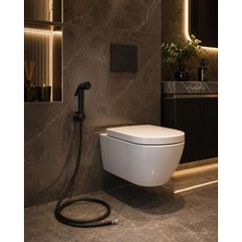 ACAR SU ARMATÜRLERİ Jet Black Taharetmatik Seti Acar 21.00.71