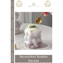 #bardak Isıya Dirençli Şeffaf Ince Tasarım Çay Kahve Sunum Dayanıklı Borosilikat Bubble Bardak