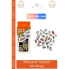 #mıknatıslıtaşıtlar Eğitici Oyuncak Mıknatıslı Araçlar Seti Buzdolabı Magneti Gelişim Manyetik Taşıtlar 30 P