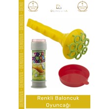 #oyuncak Renkli Dış Mekan Çocuk Aktivite Hızlı Baloncuk Çıkartan Paket Borazan Baloncuk Oyuncağı