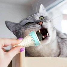 Uslucan Alışveriş Dondurma Şeklinde Kedi Nanesi Kedi Otu