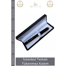#kalem Model 2 Hediye Ofis Okul Hatıra Prestijli Dekoratif Şık Istanbul Temalı Tükenmez Kalem