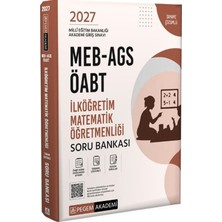 Pegem Akademi Yayıncılık 2027 Meb Ags Öabt Ilköğretim Matematik Öğretmenliği Tamamı Çözümlü Soru Bankası
