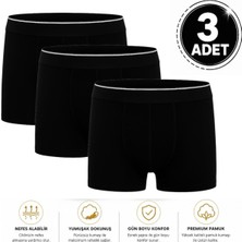 Du&Me Pamuklu Likralı Erkek Boxer Esnek Terletmeyen Kumaş