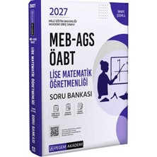 Pegem Akademi Yayıncılık 2027 Meb Ags Öabt Lise Matematik Öğretmenliği Tamamı Çözümlü Soru Bankası