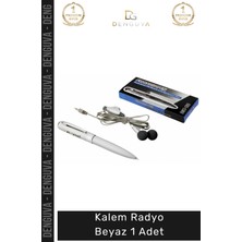 #kalemradyo Taşınabilir Fm Mini Ergonomik Şık Tasarım Portatif Estetik Modern Ses Kalem Radyo Beyaz