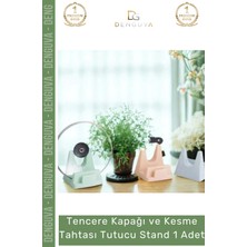 #stand Tencere Kapağı Düzenleyici Tezgah Üstü Modern Şık Kesme Tahtası Tutucu Mutfak Standı