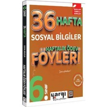 Yargı Yayınevi 6. Sınıf Sosyal Bilgiler 36 Haftalık Ödev Föyleri
