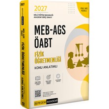 Pegem Akademi Yayıncılık 2027 Meb Ags Öabt Fizik Öğretmenliği Konu Anlatımlı