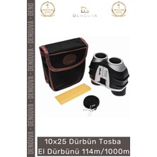 #dürbün Nikula 10X25 Profesyonel Optik Mercekli Su Geçirmez Kompakt Tosba El Dürbünü 114M/1000M