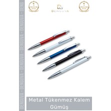 #kalem Gümüş Profesyonel Kurumsal Hediye Prestij Şık Ofis Tasarım Dayanıklı Metal Tükenmez Kalem
