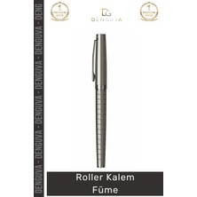 #kalem Lüks Metal Gövdeli Profesyonel Kurumsal Ofis Hediyesi Modern Prestijli Roller Kalem Füme