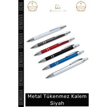 #kalem Mat Şık Tasarım Kurumsal Hediye Prestijli Ergonomik Dayanıklı Metal Tükenmez Kalem Siyah