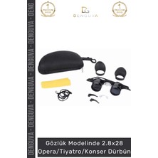#dürbün Profesyonel Gözlük Tipi Hands Free Eller Serbest Optik Lens Opera Tiyatro Konser Dürbün