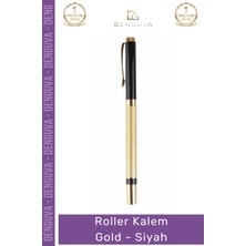 #kalem Lüks Metal Gövde Prestijli Ofis Hediyesi Profesyonel Tasarım Roller Kalem Gold Siyah