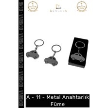 #anahtarlık Promosyon Kurumsal Lazer Baskı Dayanıklı Paslanmaz Şık Hediye A 11 Metal Anahtarlık Füme