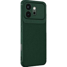 Evimdeyokyok Huawei Honor 600 Auto Focus Karbon Kapak - Koyu Yeşil