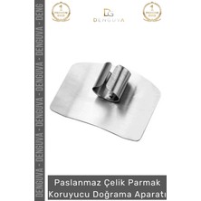 #parmakkoruyucu Şef Paslanmaz Çelik Kesim Emniyetli Pratik Parmak Koruyucu Doğrama Güvenlik Aparatı