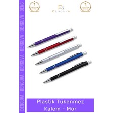 #kalem Kurumsal Baskılı Promosyon Ekonomik Kaliteli Ergonomik Şık Plastik Tükenmez Kalem Mor