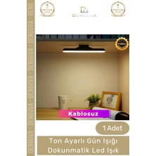#ledışık Ton Ayarlı Şarjlı Manyetik Taşınabilir Mutfak Dolap Içi Gün Işığı Dokunmatik LED Işık